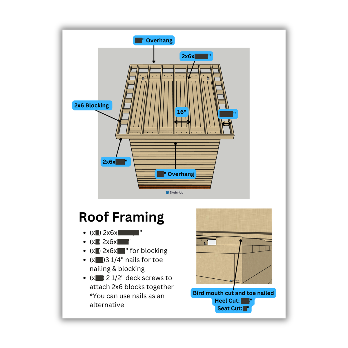 DIY 8x8 Sauna Plan – 3-Tier Bench Design