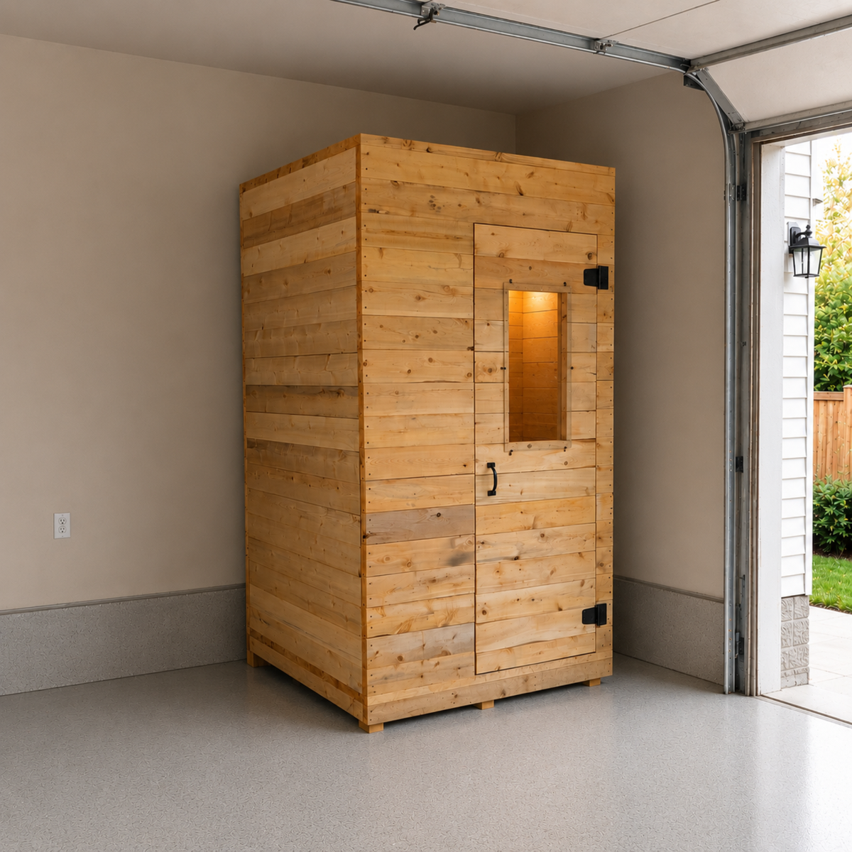 DIY 4x4 Sauna Plan - 2 Person Indoor Sauna