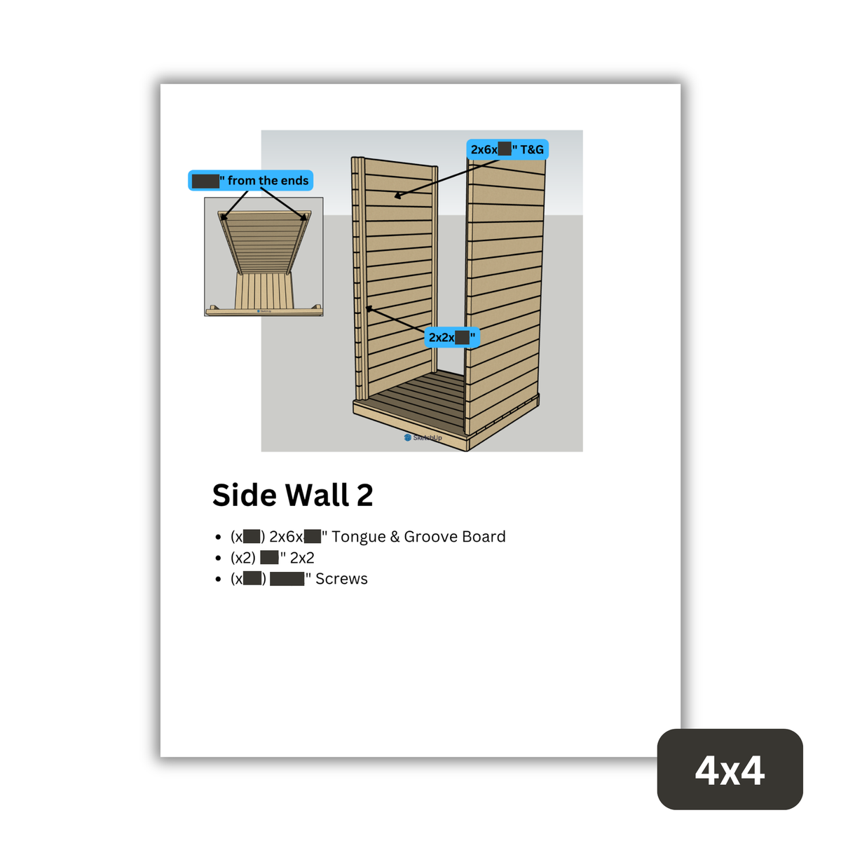 DIY Sauna Plan Bundle