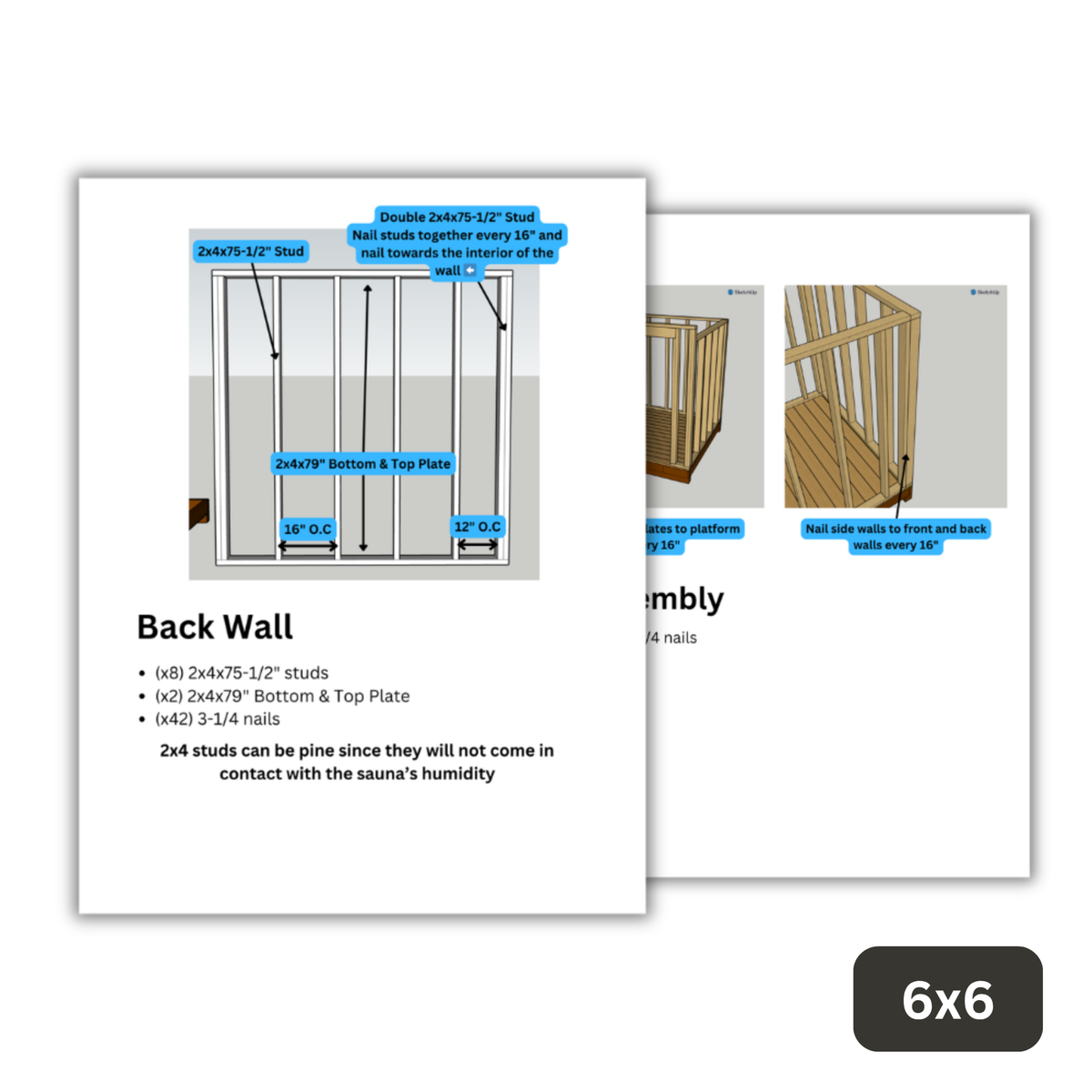 DIY Sauna Plan Bundle