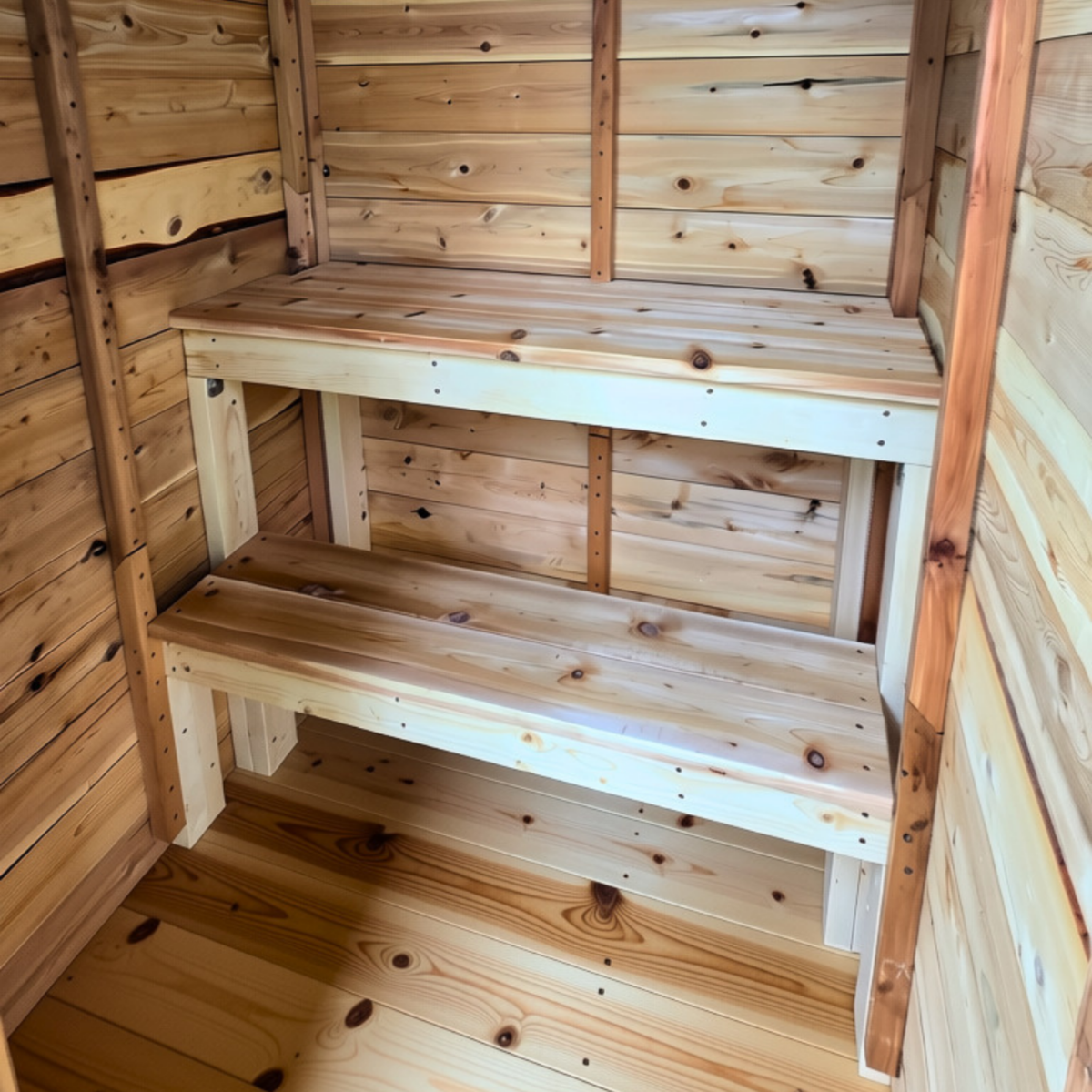 DIY 4x4 Sauna Plan - 2 Person Indoor Sauna