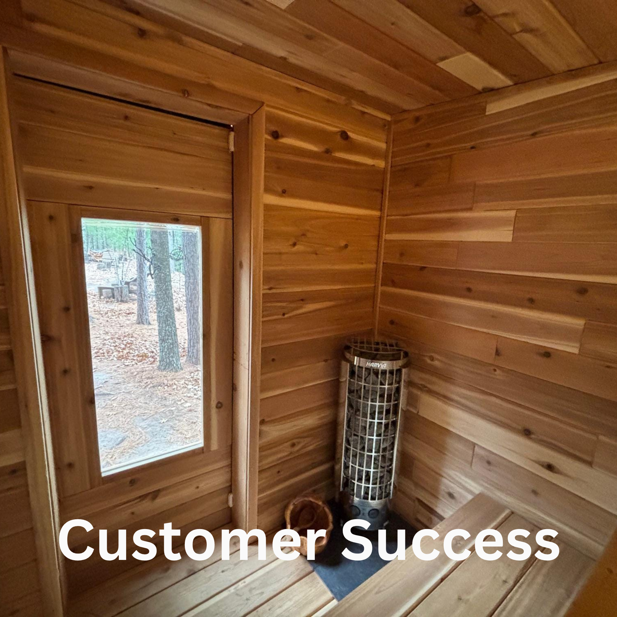 DIY Sauna Plans & Material List Bundle - 6-Person Outdoor Insulated Sauna