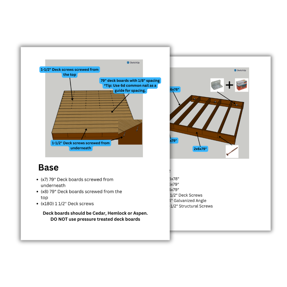 DIY Sauna Plans & Material List Bundle - 6-Person Outdoor Insulated Sauna